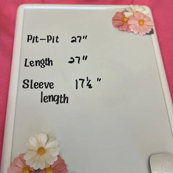 Quaker Factory Pink Summer Sweater Size 3X - Picture 7 of 7